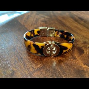 Tory Burch tortoise enamel bracelet